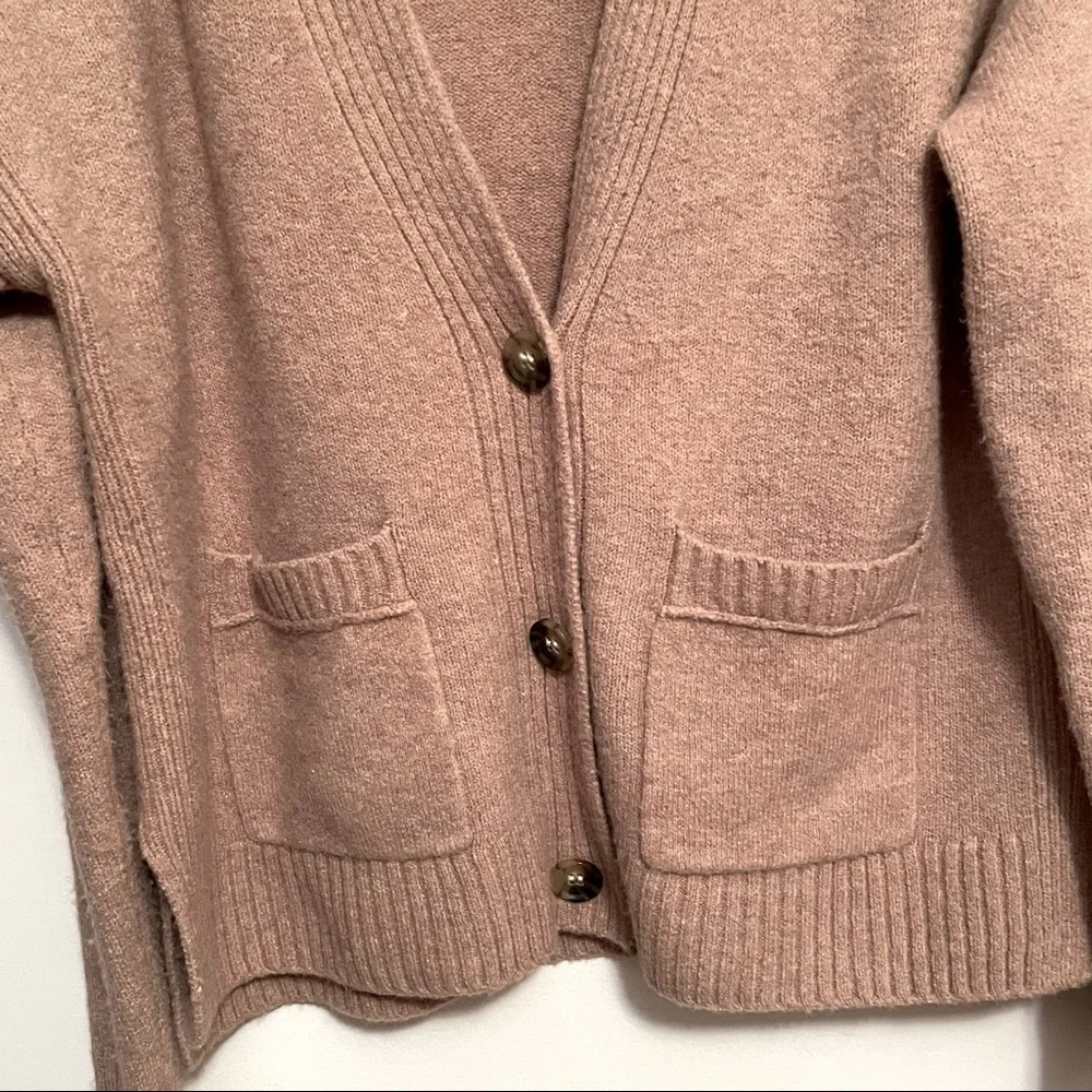 J. Crew Supersoft Sweat Wool Alpaca Blend Sweater Cardigan